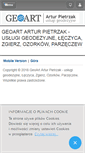 Mobile Screenshot of geo-art.net